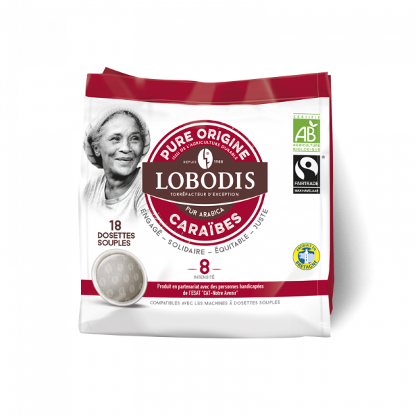 Dosettes souples CARAIBES Arabica Pure Origine